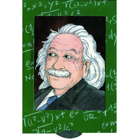 Lebende Karte - Albert Einstein