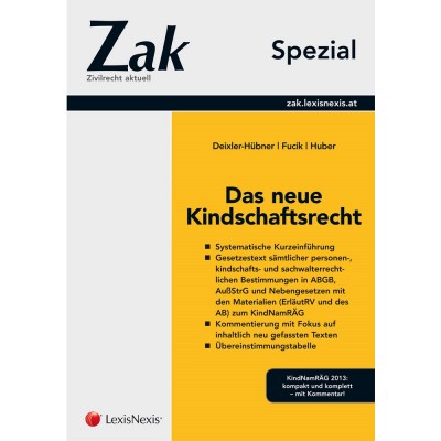 Zak Spezial - Das neue Kindschaftsrecht