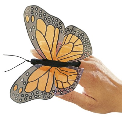 Monarch-Schmetterling - Fingerpuppe
