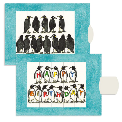Lebende Karte - Pinguin