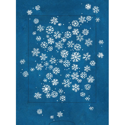 Lebende Karte - Schneeflocke