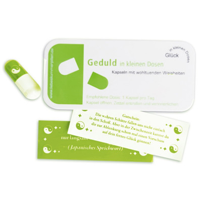 Geduld in kleinen Dosen