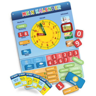 Mein Kalender - Lernuhr (magnetisch) - LIKARTO