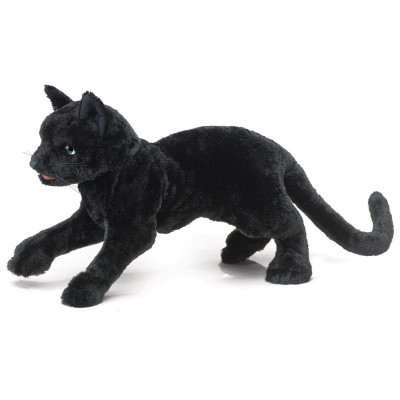 Schwarze Katze - Folkmanis